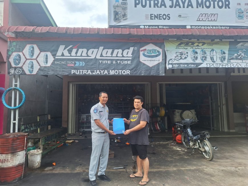 PT. Jasa Raharja Siak Gandeng Merchant Lokal Beri Apresiasi untuk Warga Taat Pajak Ranmor