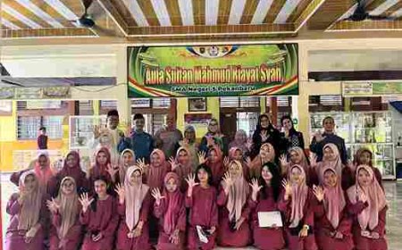 Kagama Pekanbaru Dorong Semangat Siswa SMAN 5 untuk Kuliah di Kampus Impian