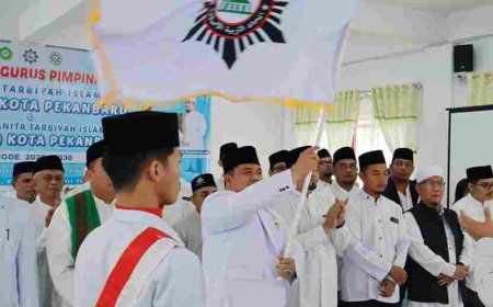 Pimpinan Ponpes Al Ikhwan, Resmi Dilantik Jadi Ketua PC PERTI Pekanbaru