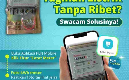 Catat Angka Meter Mandiri, PLN Ajak Pelanggan Pascabayar Manfaatkan Fitur Swacam di Aplikasi PLN Mobile