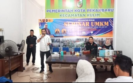 E-shopp Dukung UMKM di Kecamatan Kulim, Plt Camat Fajri Adha Beri Apresiasi