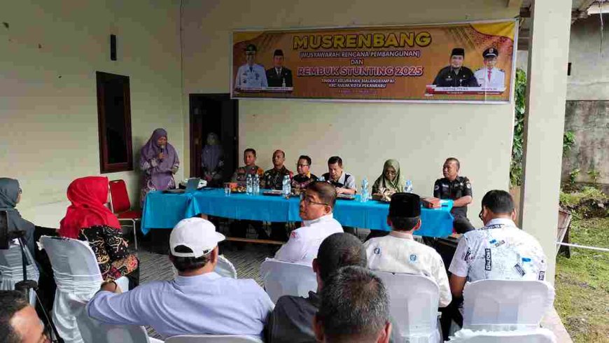 Musrenbang Kelurahan Sialang Rampai Bahas Rencana Pembangunan dan Isu Stunting