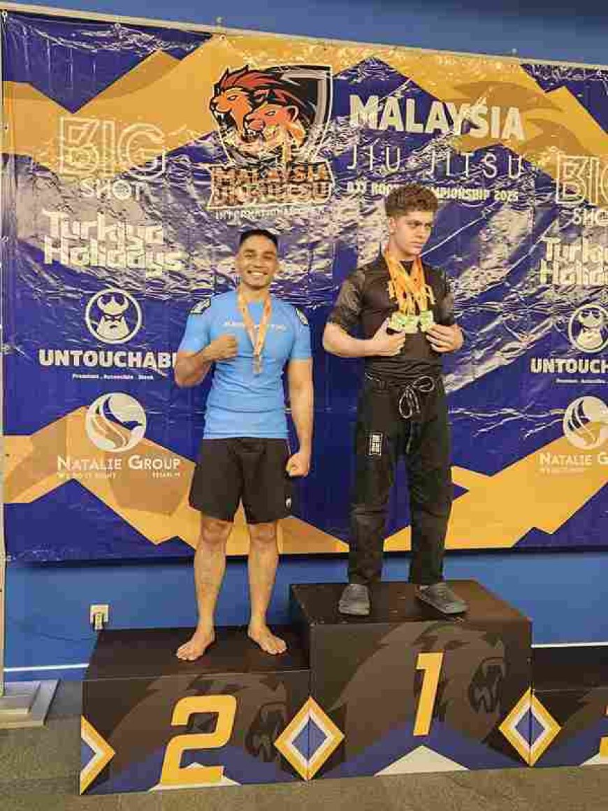3 Atlet Pekanbaru rebut 3 Emas dan 1 Perak dalam Kejuaraan International Open Jiu Jitsu di Malaysia 