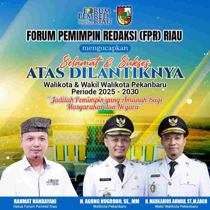 H. Agung Nugroho dan H. Markarius Anwar Resmi Dilantik, Rahmat Handayani : selamat dan sukses atas pelantikannya
