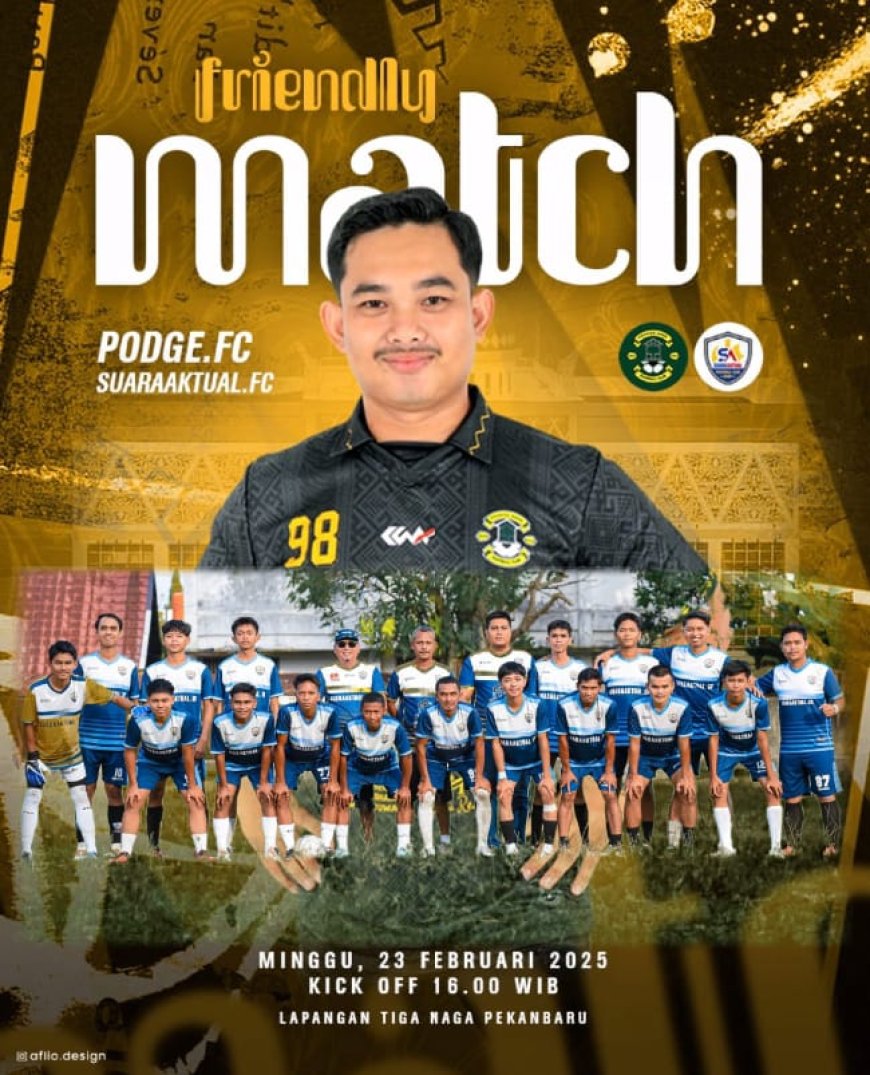 Pertandingan Persahabatan SUARAAKTUAL FC vs PODGE FC: Momen Mempererat Silaturahmi Menjelang Ramadhan