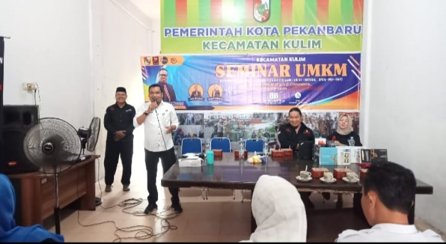 E-shopp Dukung UMKM di Kecamatan Kulim, Plt Camat Fajri Adha Beri Apresiasi