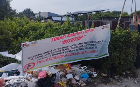 TPA Ilegal di Jalan Gulama Kembali Jadi Sorotan, Warga Terancam Denda Rp 5 Juta