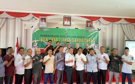 Camat Sentajo Raya Dukung Program "Jaksa Jaga Desa" untuk Transparansi Dana Desa