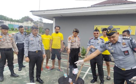 Rutan Rengat Gelar Razia dan Tes Urine, Pastikan Lingkungan Aman dan Tertib
