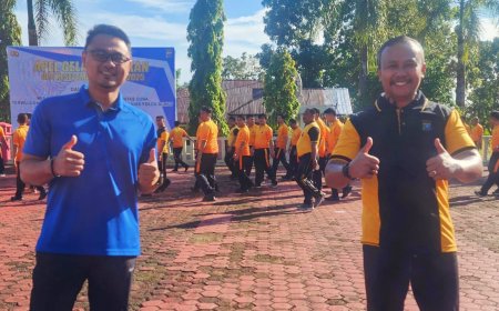 BRI Gunungsitoli dan Polres Nias Perkuat Sinergitas Melalui Senam Bersama