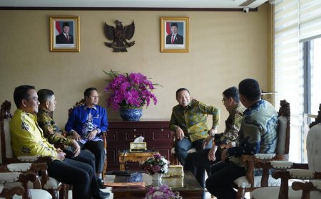 Terima Arahan Bupati Suhardiman, Wabup Mukhlisin Temui Gubri Terkait Bantuan Banjir