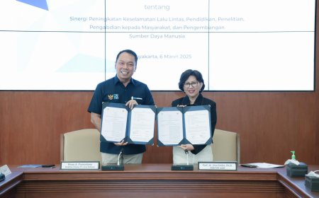 UGM dan PT Jasa Raharja Tandatangani MoU untuk Meningkatkan Keselamatan Lalu Lintas