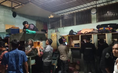 Rutan Rengat Gelar Razia Insidentil, Perketat Keamanan Selama Ramadan