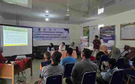 Jasa Raharja Riau Gelar Pelatihan PPGD di Kelurahan Delima untuk Cegah Fatalitas Kecelakaan