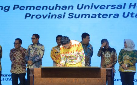 Bupati Labuhanbatu Utara Hadiri Forum Konsultasi Publik RPJMD 2025-2029 dan RKPD 2026 di Medan