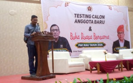 Eka Saputra Jadi Peserta Terbaik di Uji Calon Anggota PWI Riau 2025