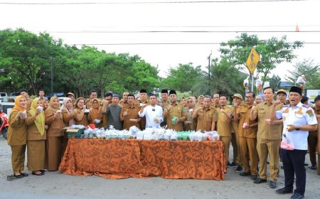 Pemerintah Kabupaten Labuhanbatu Utara Gelar Acara Berbagi Takjil Merayakan Bulan Suci Ramadan