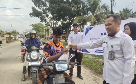 Rutan Kelas IIB Rengat Berbagi Takjil, Pererat Silaturahmi dengan Masyarakat