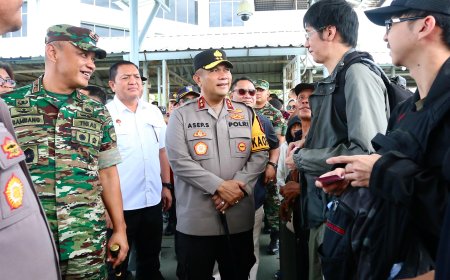 Kapolda Kepri Pimpin Peninjauan Keamanan Arus Mudik Lebaran 2025 di Batam