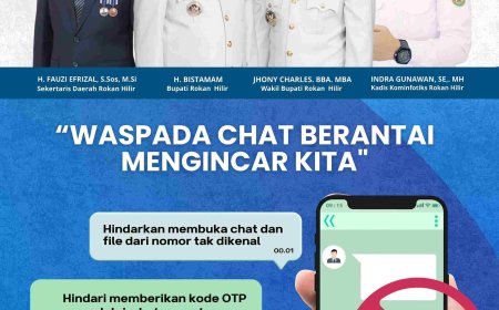Bupati Rohil Imbau Warga Waspada Terhadap Kejahatan Siber