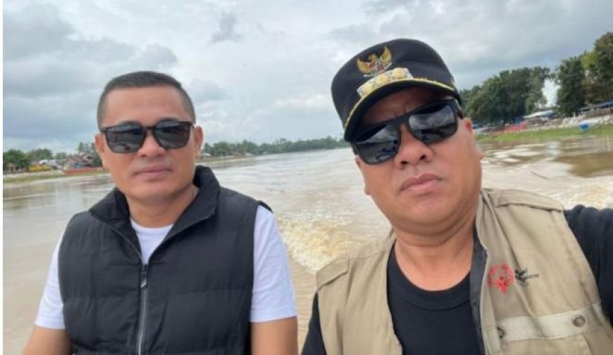 Bupati Kuansing Suhardiman Amby Tinjau Banjir dengan Speed Boat, Tindak Lanjut Arahan Presiden Prabowo