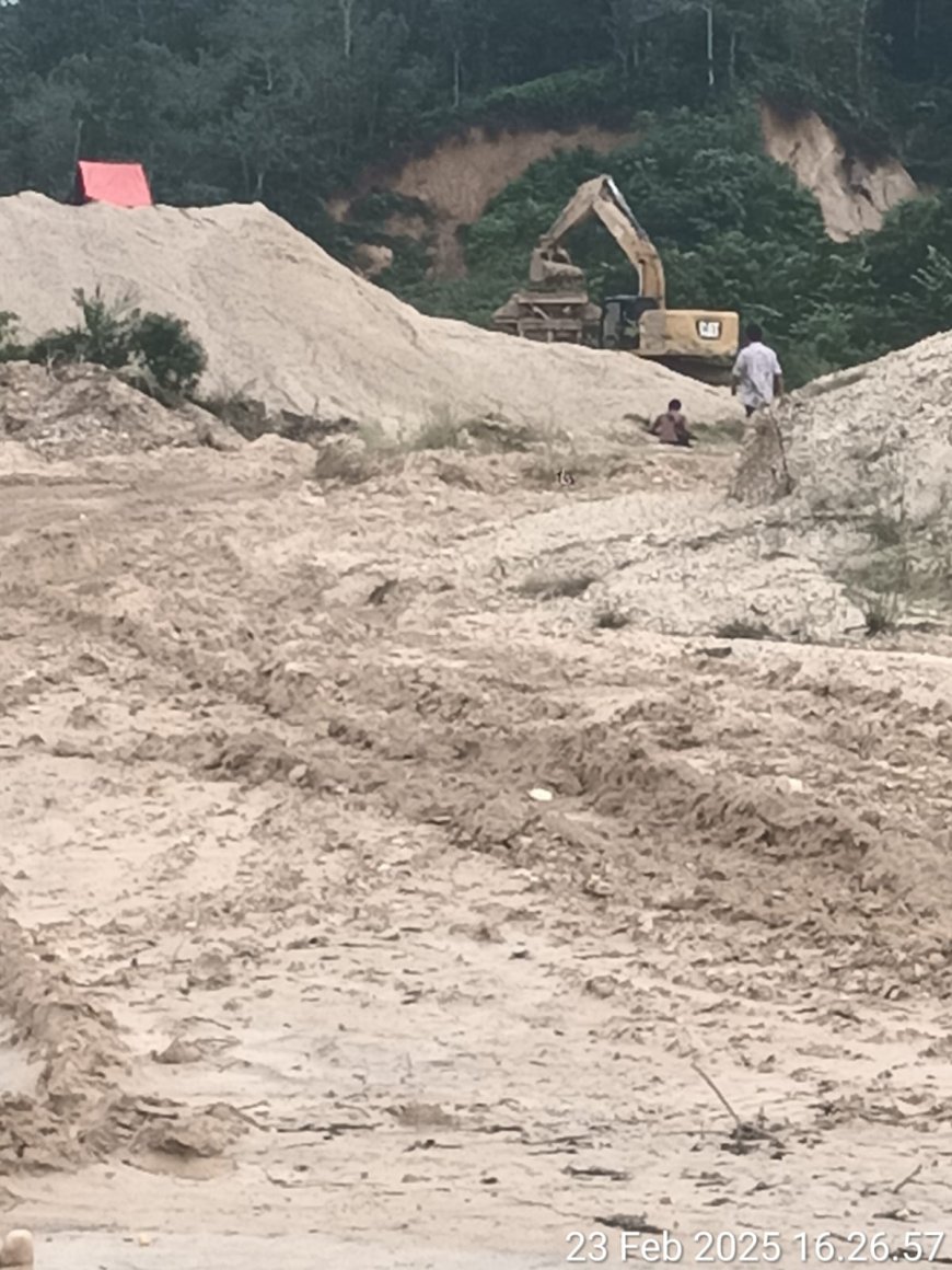 Tambang Emas Ilegal di Muara Lembu Semakin Marak, Diduga didalangi oleh sosok "Datuk Tambang" 