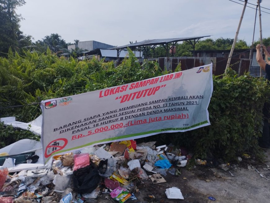 TPA Ilegal di Jalan Gulama Kembali Jadi Sorotan, Warga Terancam Denda Rp 5 Juta