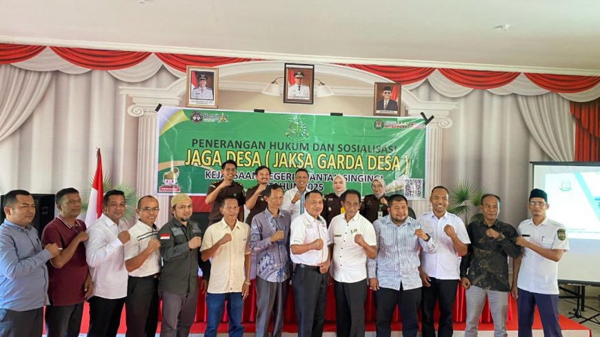 Camat Sentajo Raya Dukung Program "Jaksa Jaga Desa" untuk Transparansi Dana Desa