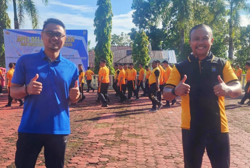 BRI Gunungsitoli dan Polres Nias Perkuat Sinergitas Melalui Senam Bersama