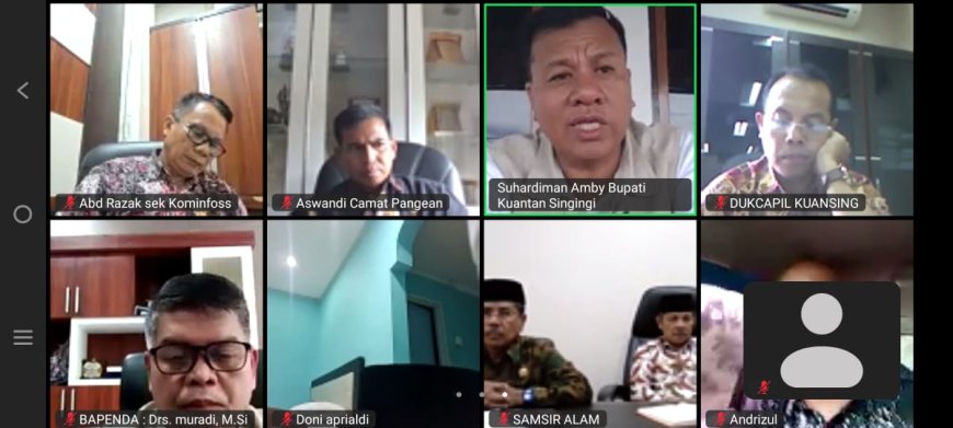 Bupati Suhardiman Bahas Efisiensi Anggaran dan Percepatan Pembangunan di Kuantan Singingi