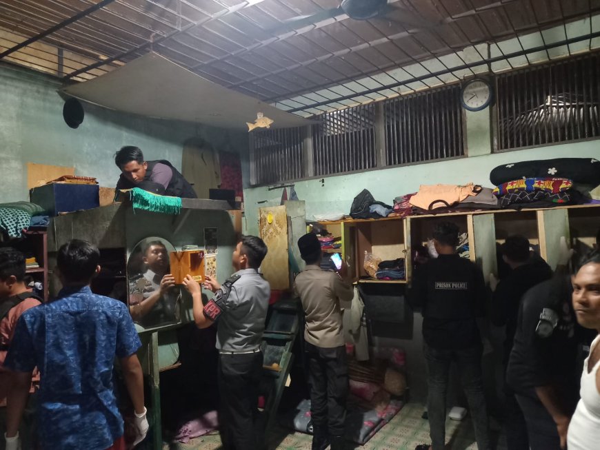 Rutan Rengat Gelar Razia Insidentil, Perketat Keamanan Selama Ramadan