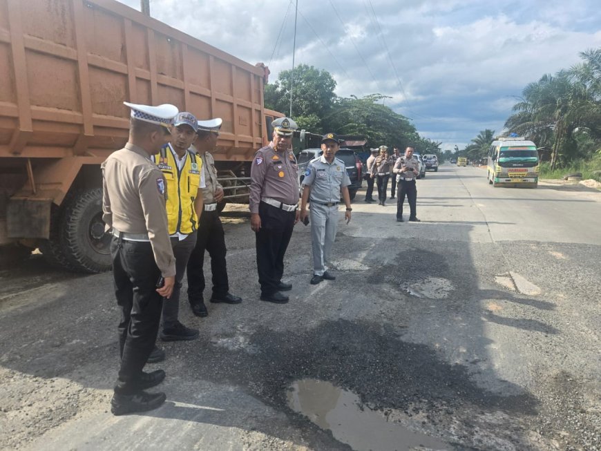 Jasa Raharja Riau Bersama Ditlantas Polda Gelar Survei Jalan Terpadu untuk Kelancaran Arus Mudik