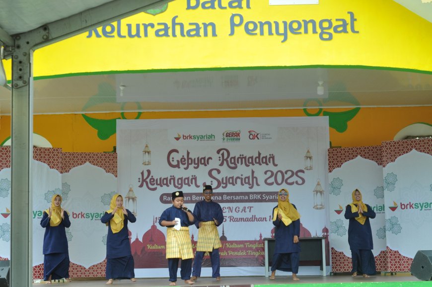 Para Pelajar Pulau Penyengat Kampanyekan Keuangan Syariah Melalui Teater di Gebyar Ramadan 2025