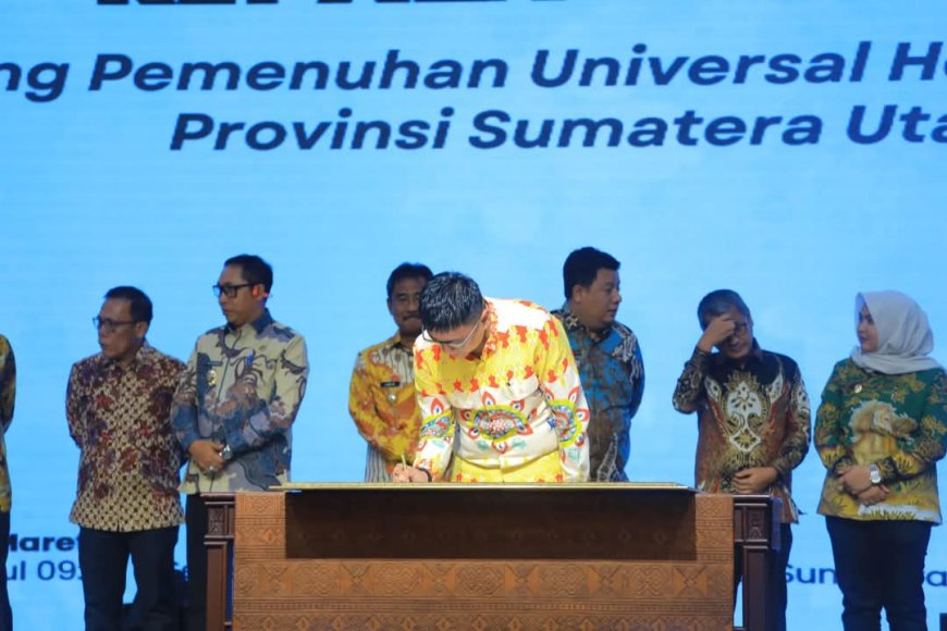 Bupati Labuhanbatu Utara Hadiri Forum Konsultasi Publik RPJMD 2025-2029 dan RKPD 2026 di Medan