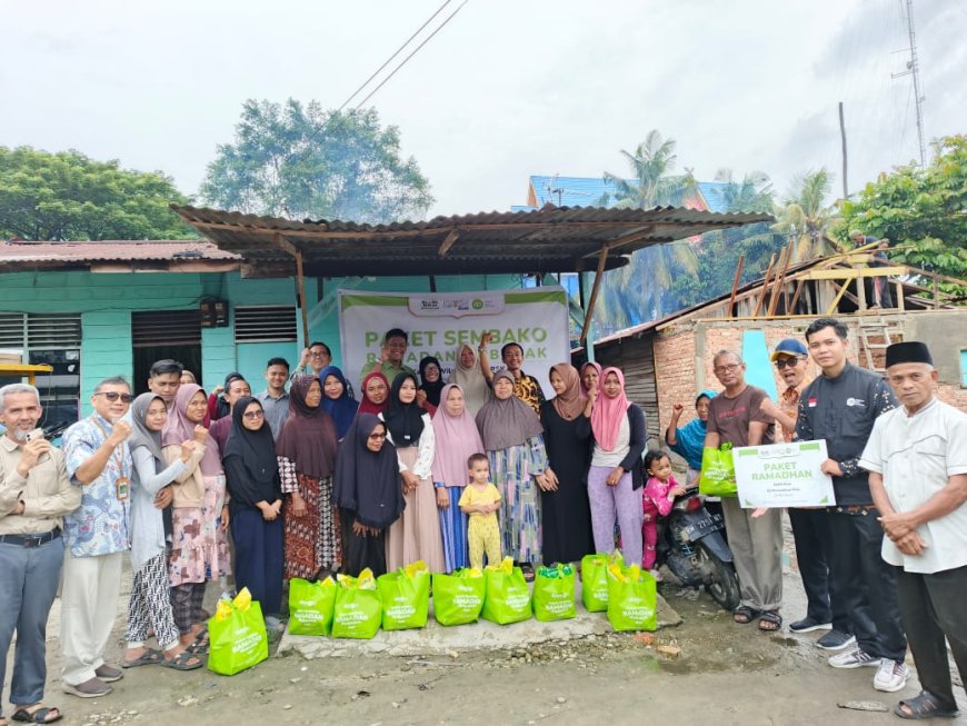DJKN RSK dan IZI Riau Salurkan 55 Paket Sembako untuk Warga dan Panti Asuhan di Pekanbaru