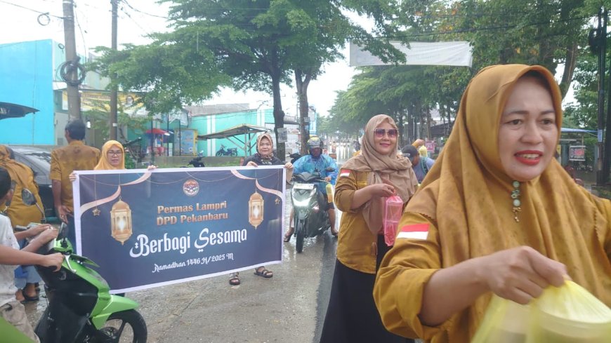 DPD Permas Lampri Pekanbaru Gelar Kegiatan Peduli dan Berbagi di Kelurahan Sialang Munggu