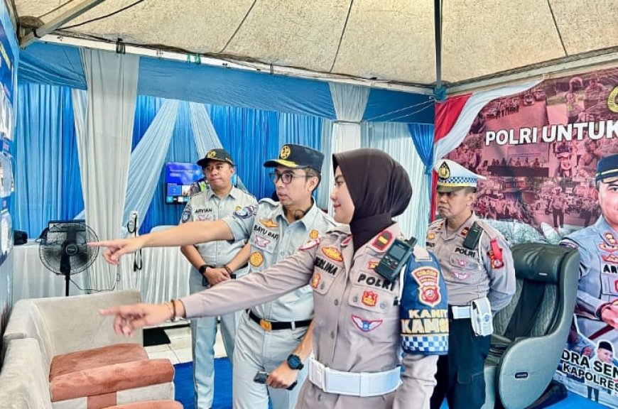PT Jasa Raharja Tinjau Pos Pelayanan Terpadu di Jawa Barat untuk Operasi Ketupat 2025