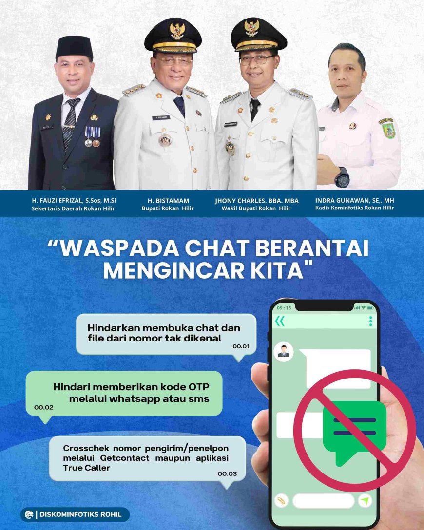 Bupati Rohil Imbau Warga Waspada Terhadap Kejahatan Siber