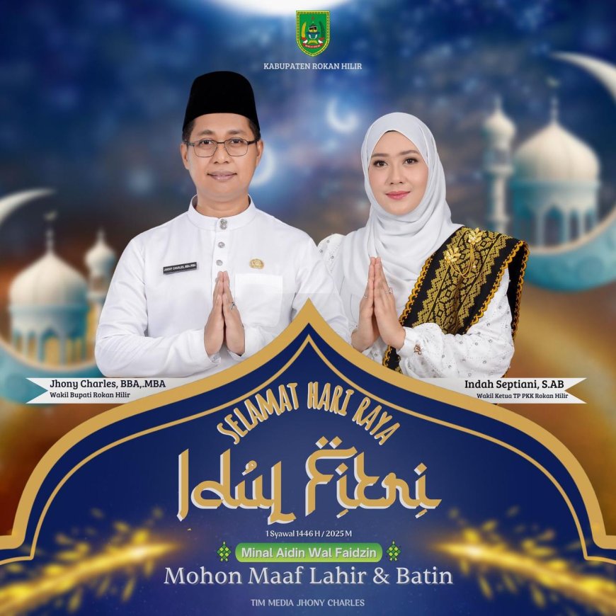 Wakil Bupati Rohil Ajak Masyarakat Bersatu Sambut Idul Fitri