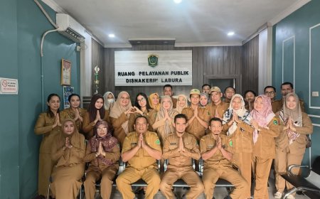 ASN Pemkab Labura Kembali Aktif Usai Libur Idul Fitri: Disnaker Tunjukkan Kedisiplinan dan Pelayanan Prima