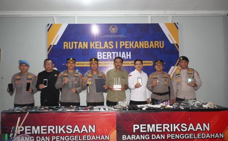 Razia Gabungan 320 Personel di Rutan Pekanbaru, Respons Cepat Atas Video Viral