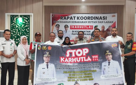 Rapat Terpadu Cegah Karhutla Digelar, Lintas Sektor Satukan Tekad Hadapi Kemarau 2025