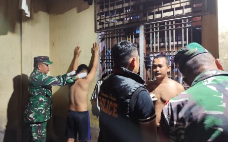 Rutan Kelas IIb Rengat Gelar Razia Blok Hunian: Wujud Sinergi Dalam Menjaga Keamanan Dan Ketertiban