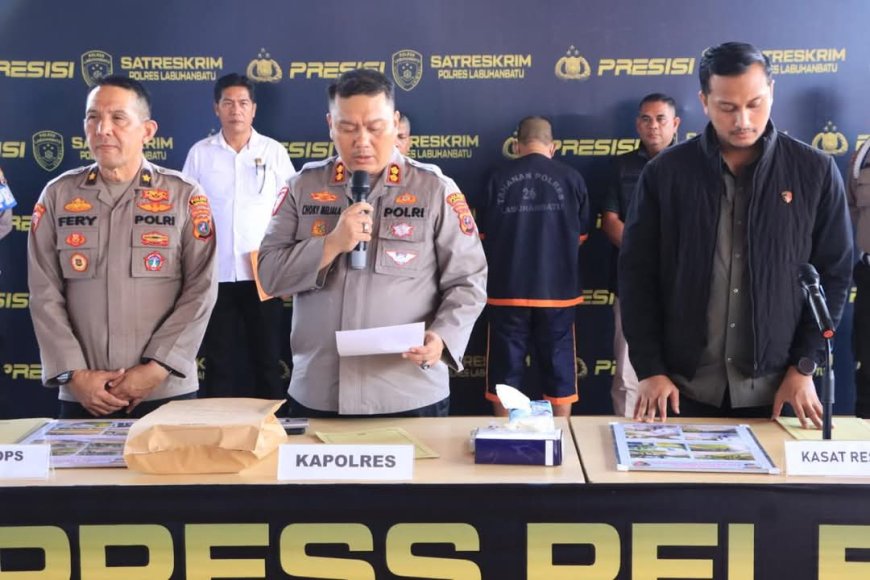 Polres Labuhanbatu Bongkar Korupsi Dana Desa Sipare-pare Tengah: Kerugian Negara Capai Rp740 Juta