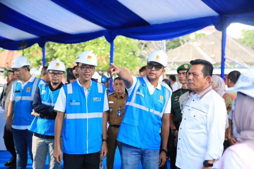 PLN dan Pertamina Resmikan Penyalaan Listrik Tegangan Menengah di Terminal Sambu, Dukung Ketahanan Energi Nasional
