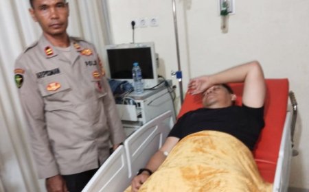 Wakapolres Kuansing Ditabrak Pebalap Liar Saat Razia, Alami Patah Kaki