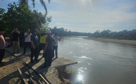 Darurat Longsor Kampar! Syahrul Aidi Turun Gunung Kawal Penanganan Tebing Sungai