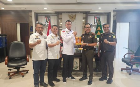 Bangun Sinergi Tata Kelola Desa, Ketua DPD APDESI Riau Kunjungi Kejati Riau