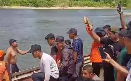Warga Kandis yang Hanyut di Sungai Kampar Ditemukan Tak Bernyawa Setelah 20 Jam Pencarian