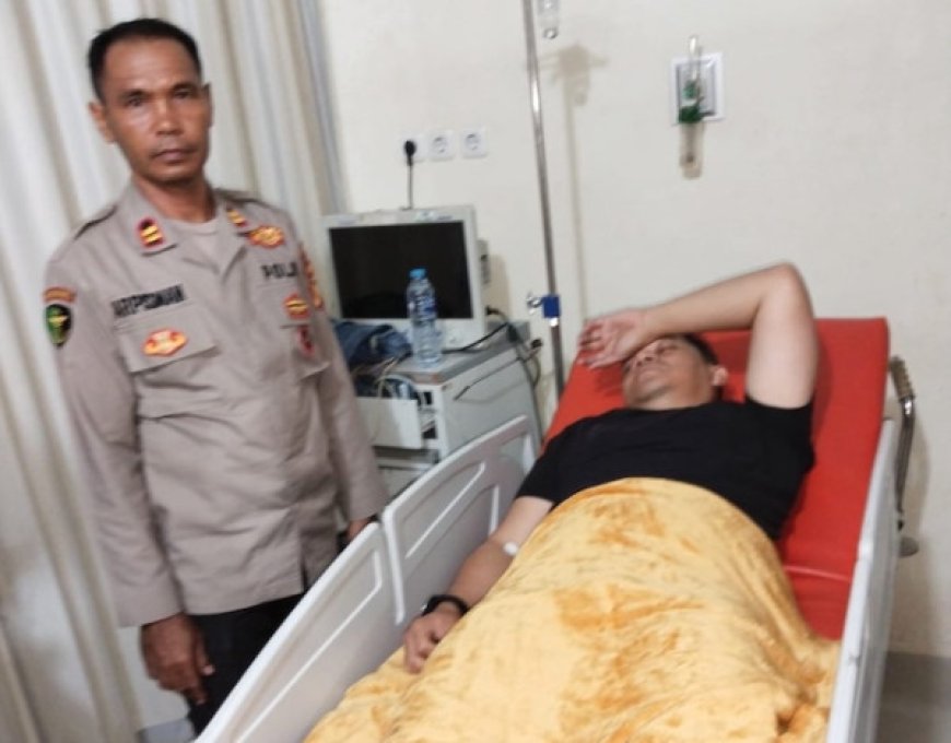 Wakapolres Kuansing Ditabrak Pebalap Liar Saat Razia, Alami Patah Kaki